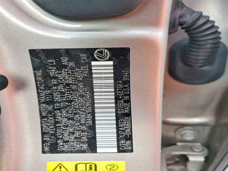 2017 Lexus Es 350 Base