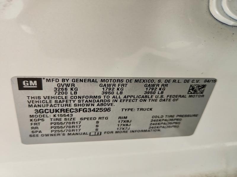 2015 Chevrolet Silverado K1500 LT