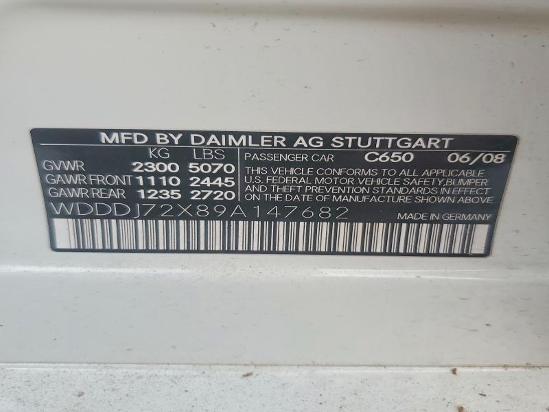 2009 Mercedes-Benz Cls 550