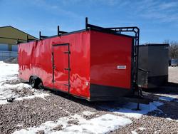 Vehiculos salvage en venta de Copart Avon, MN: 2024 Stealth STT8524TA3 Enclosed Cargo Trailer