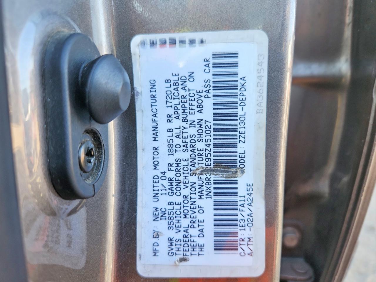 2005 Toyota Corolla ce