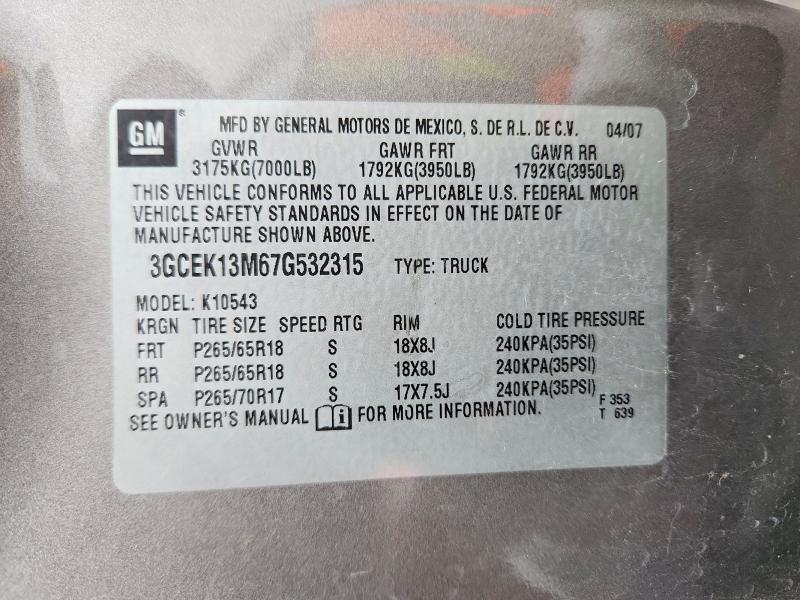 2007 Chevrolet Silverado K1500 Crew cab