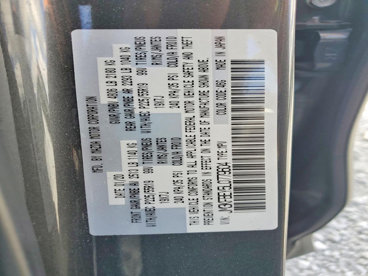 2020 Mazda Cx-5 Signature