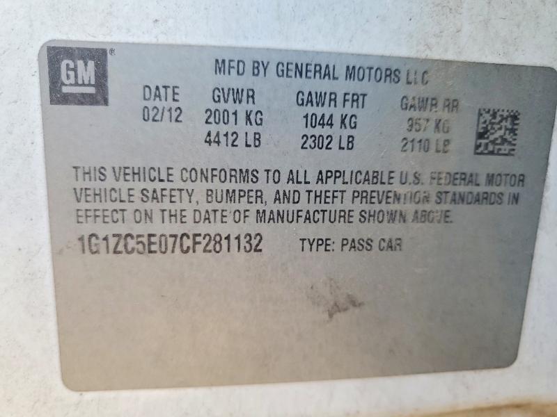 2012 Chevrolet Malibu 1LT