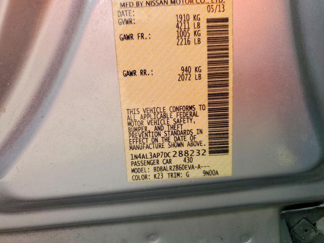 2013 Nissan Altima 2.5