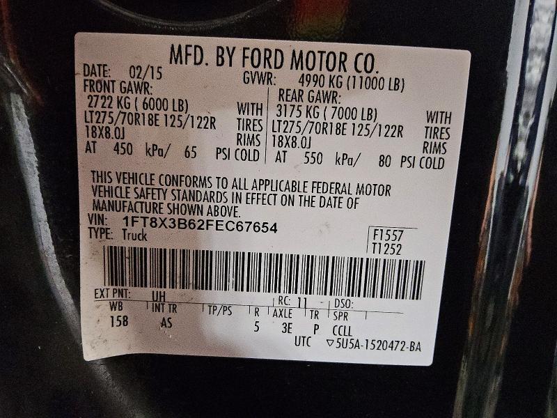 2015 Ford F350 Super Duty