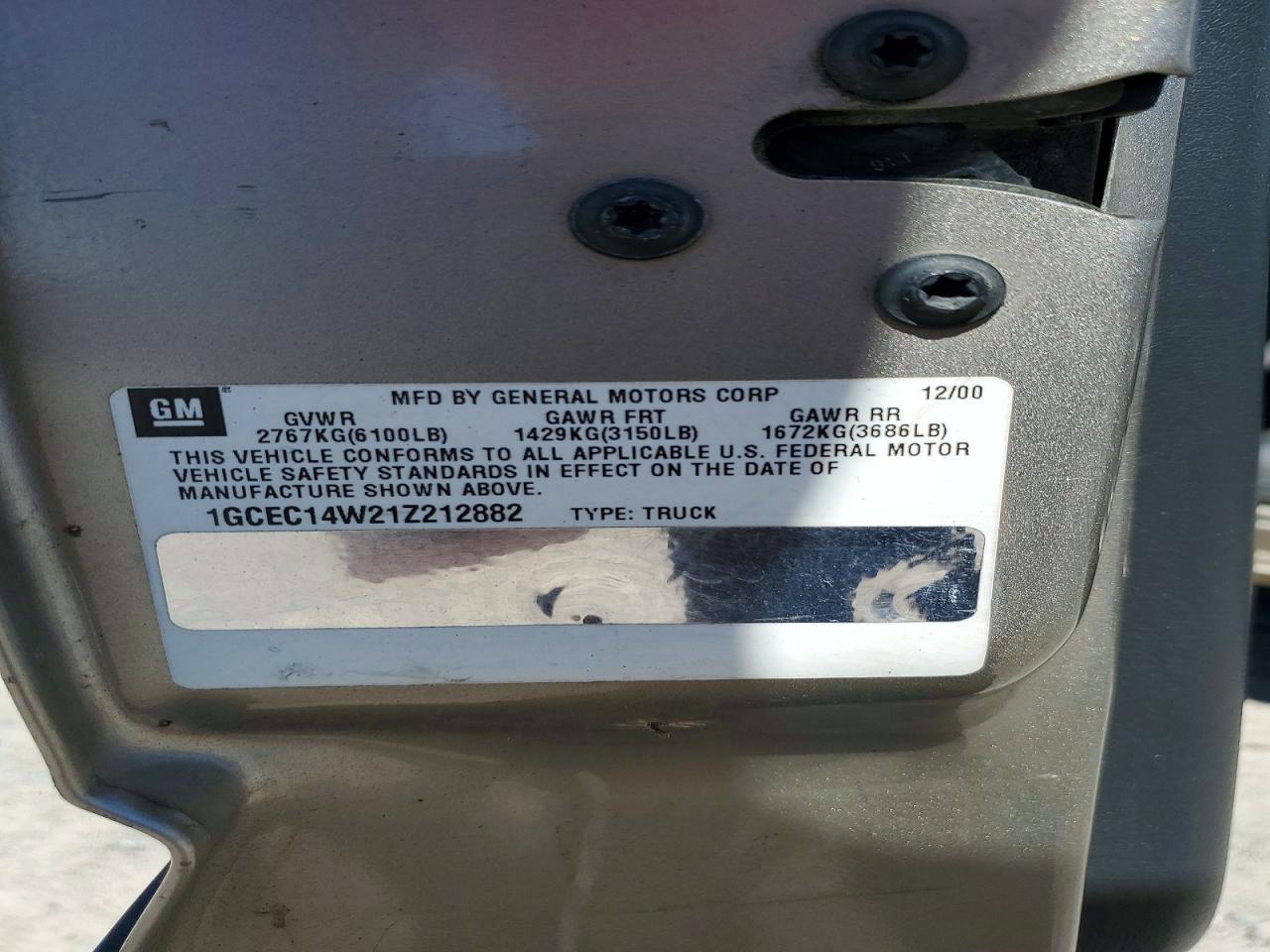 2001 Chevrolet Silverado C1500