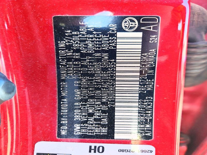 2015 Toyota Corolla s Plus