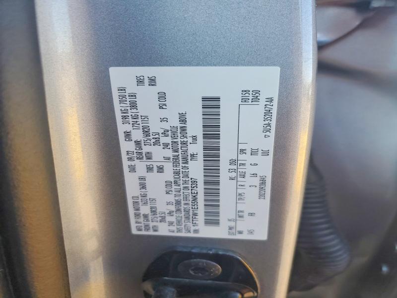 2022 Ford F150 Supercrew