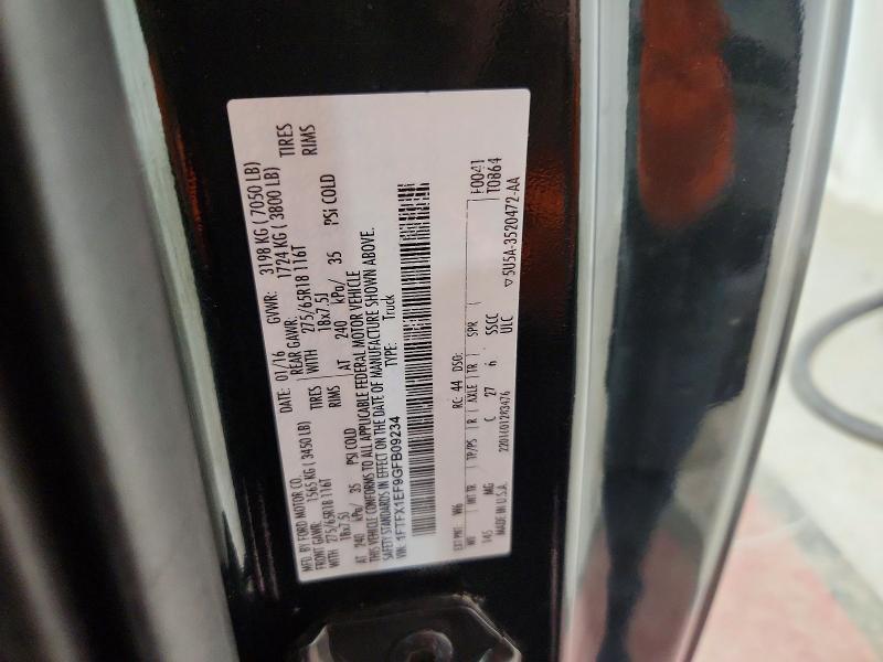 2016 Ford F150 Super cab