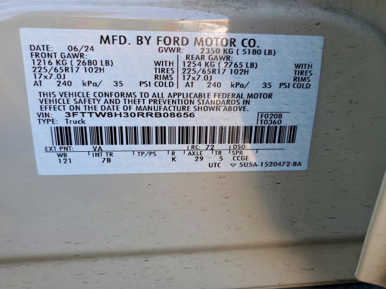 2024 Ford Maverick XLT