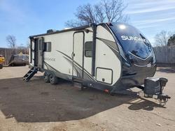 Salvage trucks for sale at Ham Lake, MN auction: 2020 Heartland Sundance-Slide-IN Camper
