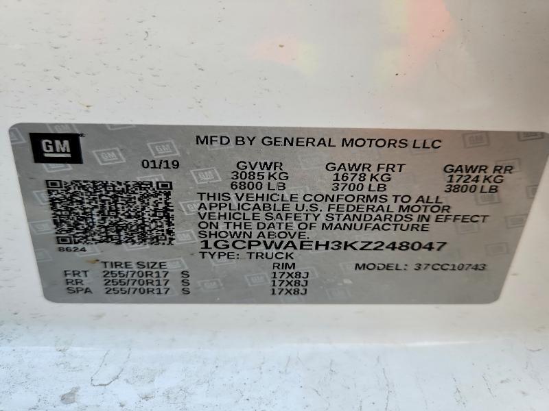 2019 Chevrolet Silverado C1500