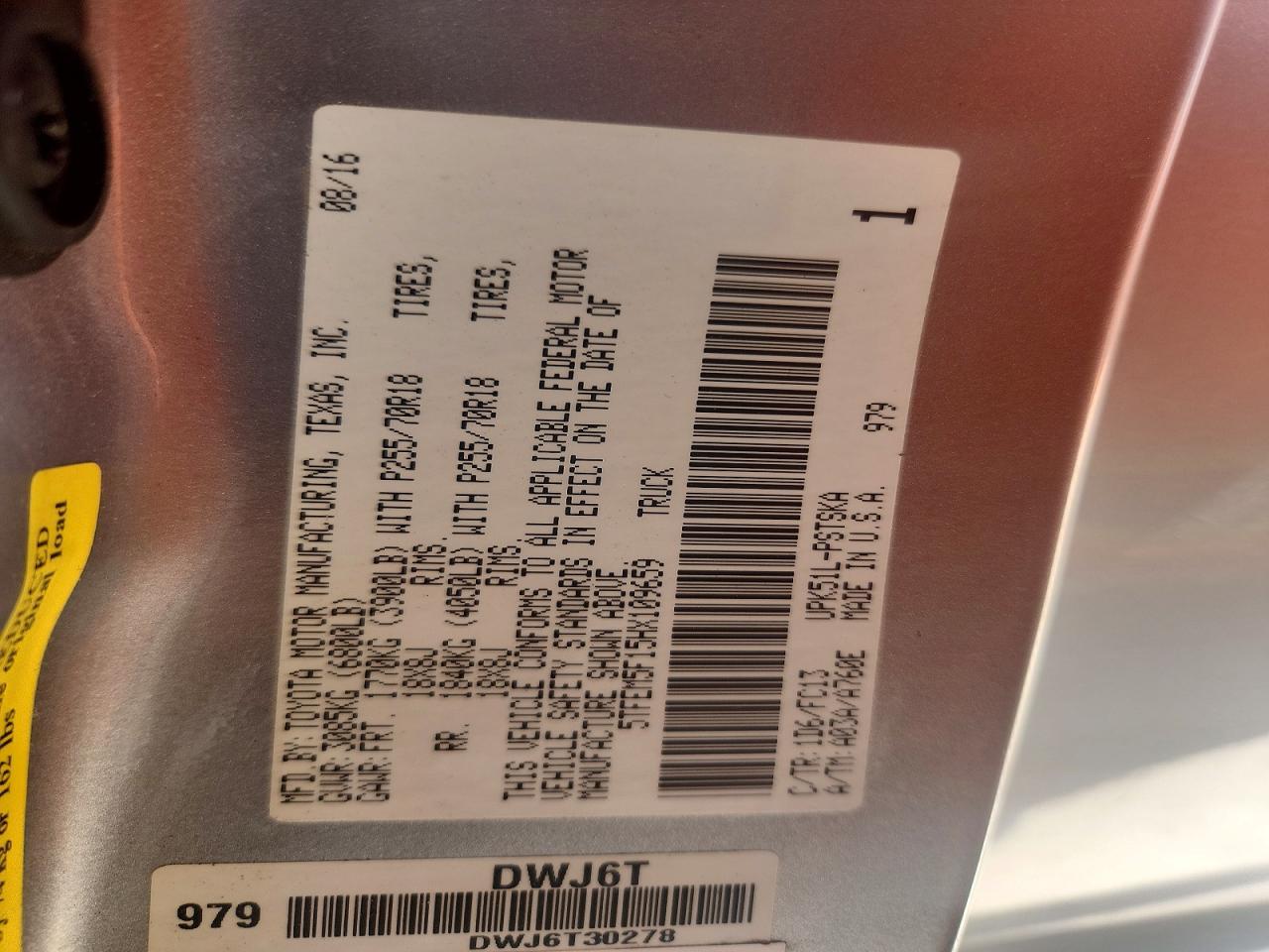 2017 Toyota Tundra SR5