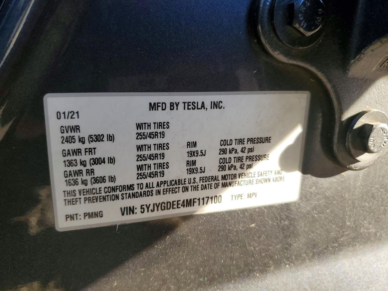 2021 Tesla Model y