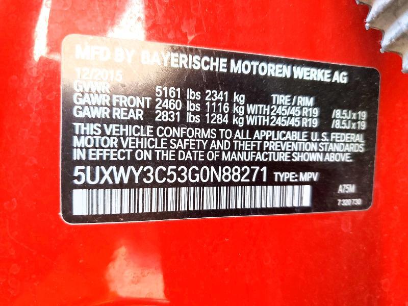 2016 BMW X3 Xdrive28d