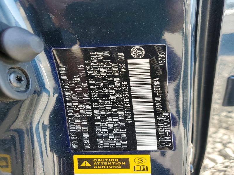 2016 Toyota Camry le