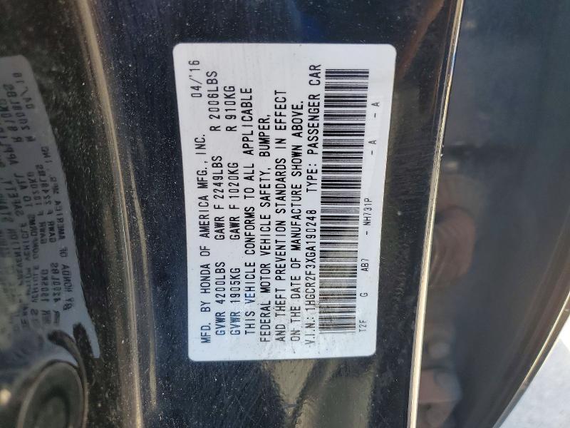 2016 Honda Accord lx