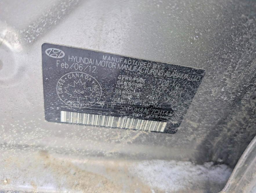 2012 Hyundai Elantra gls