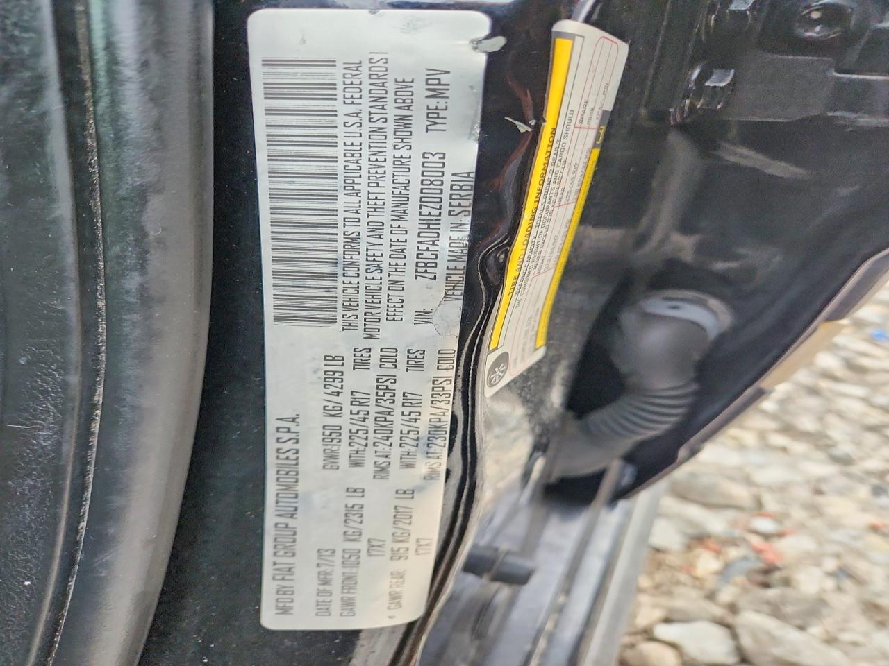 2014 Fiat 500l Trekking