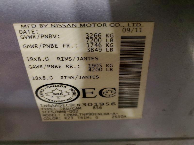 2012 Nissan Titan SV