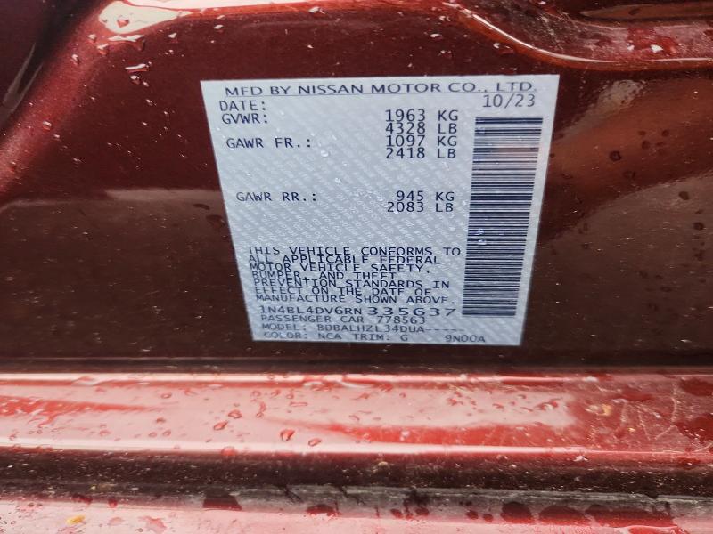 2024 Nissan Altima 2.5 sv