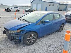 Honda salvage cars for sale: 2015 Honda Civic ex