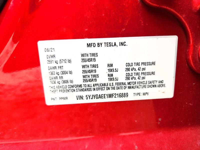 2021 Tesla Model y