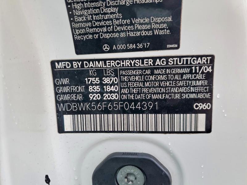 2005 Mercedes-Benz Slk 350