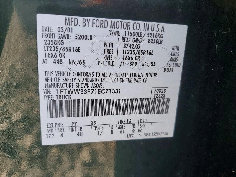 2001 Ford F350 Super Duty