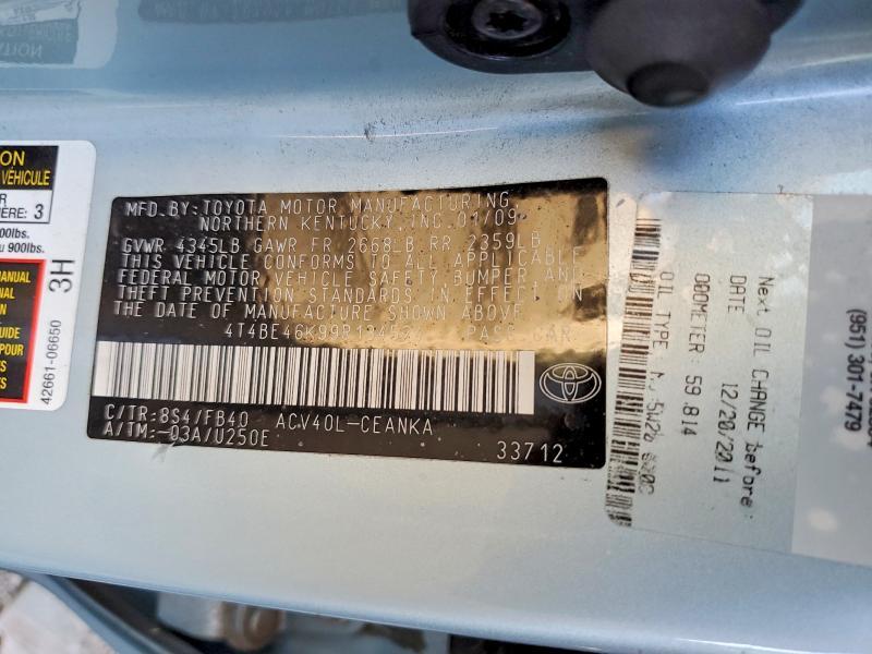 2009 Toyota Camry le