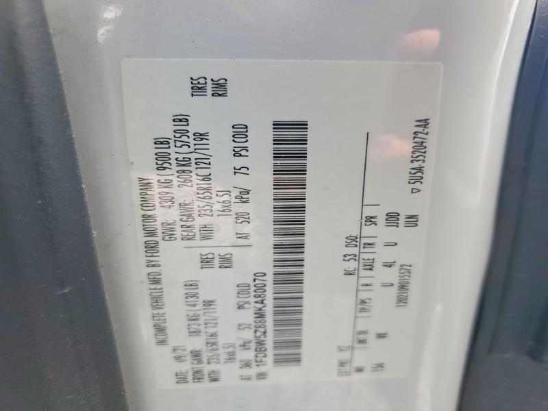 2021 Ford Transit Delivery Truck