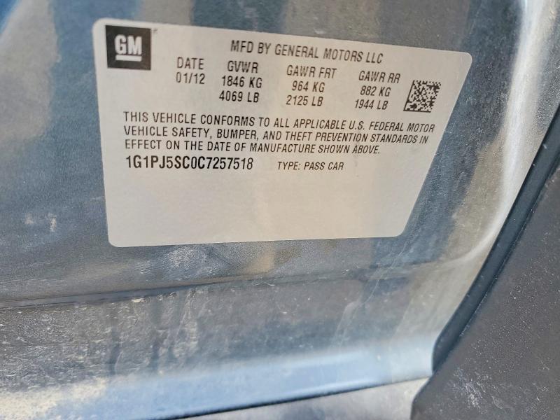 2012 Chevrolet Cruze eco