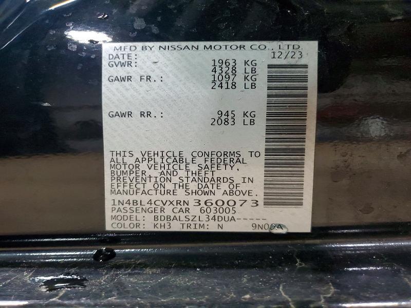 2024 Nissan Altima 2.5 sr