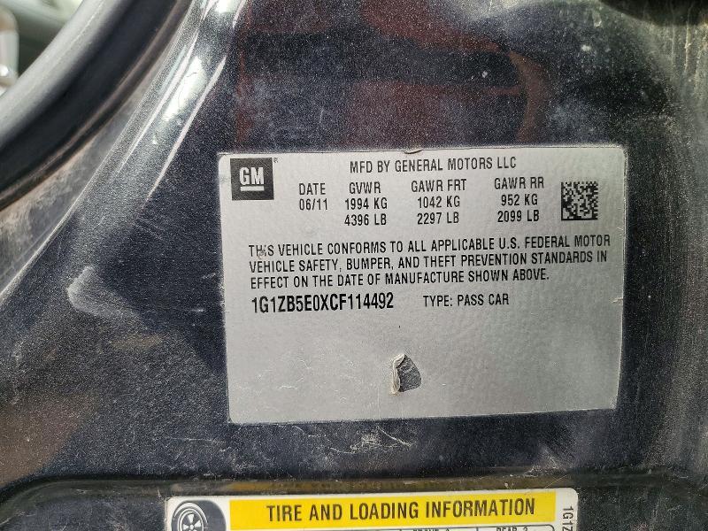 2012 Chevrolet Malibu ls