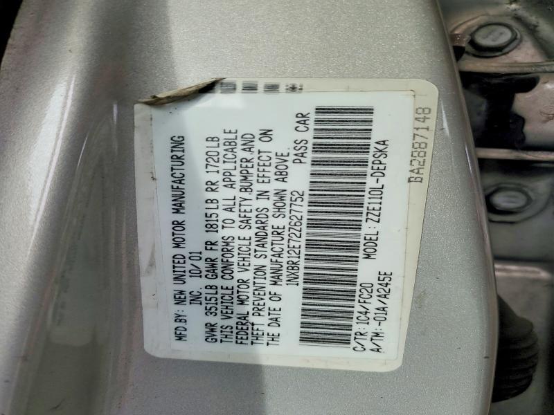 2002 Toyota Corolla s