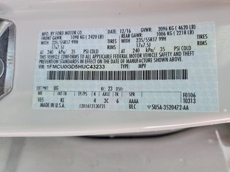 2017 Ford Escape se
