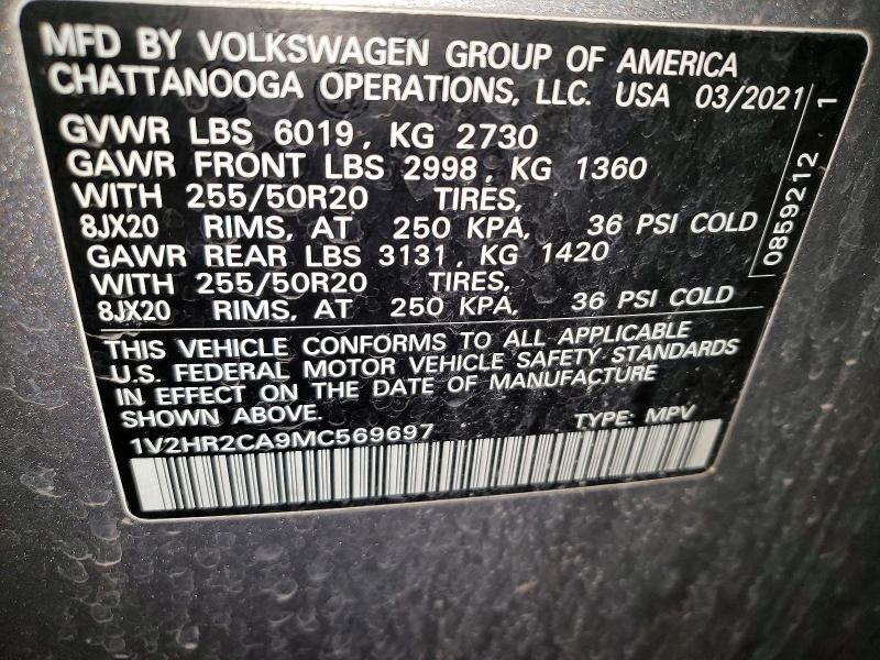 2021 Volkswagen Atlas se