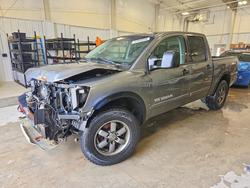 Salvage trucks for sale at Wayland, MI auction: 2014 Nissan Titan SV