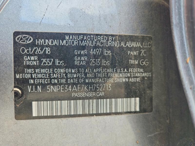 2019 Hyundai Sonata sel