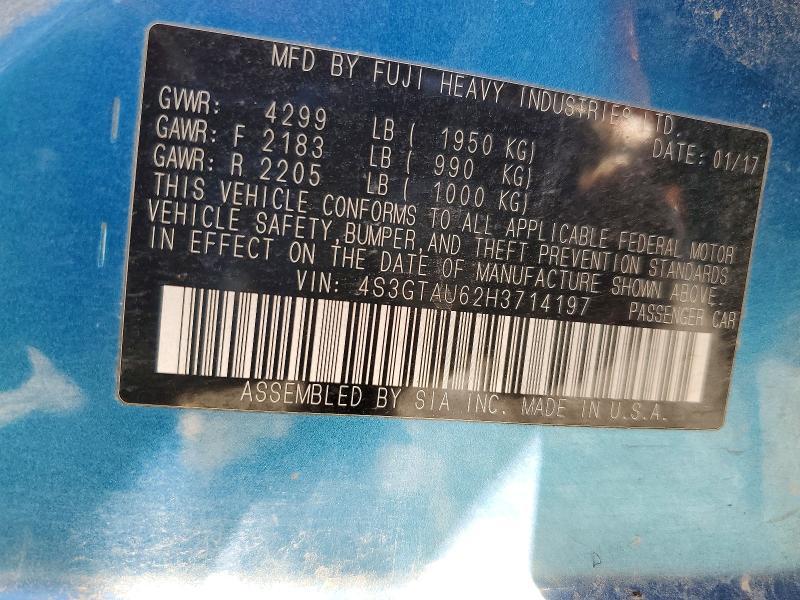 2017 Subaru Impreza Limited