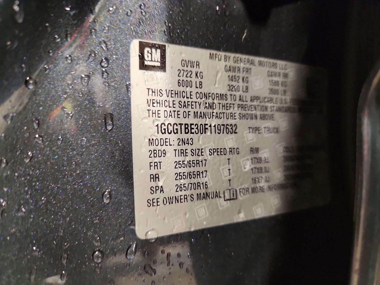 2015 Chevrolet Colorado LT