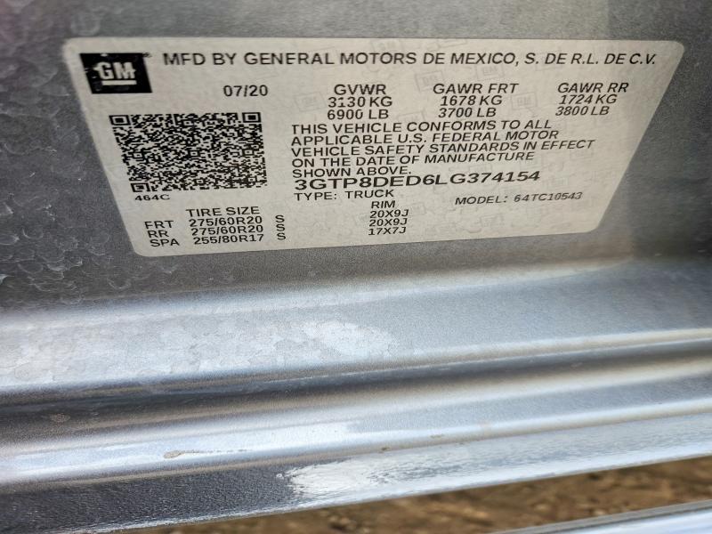 2020 GMC Sierra C1500 SLT