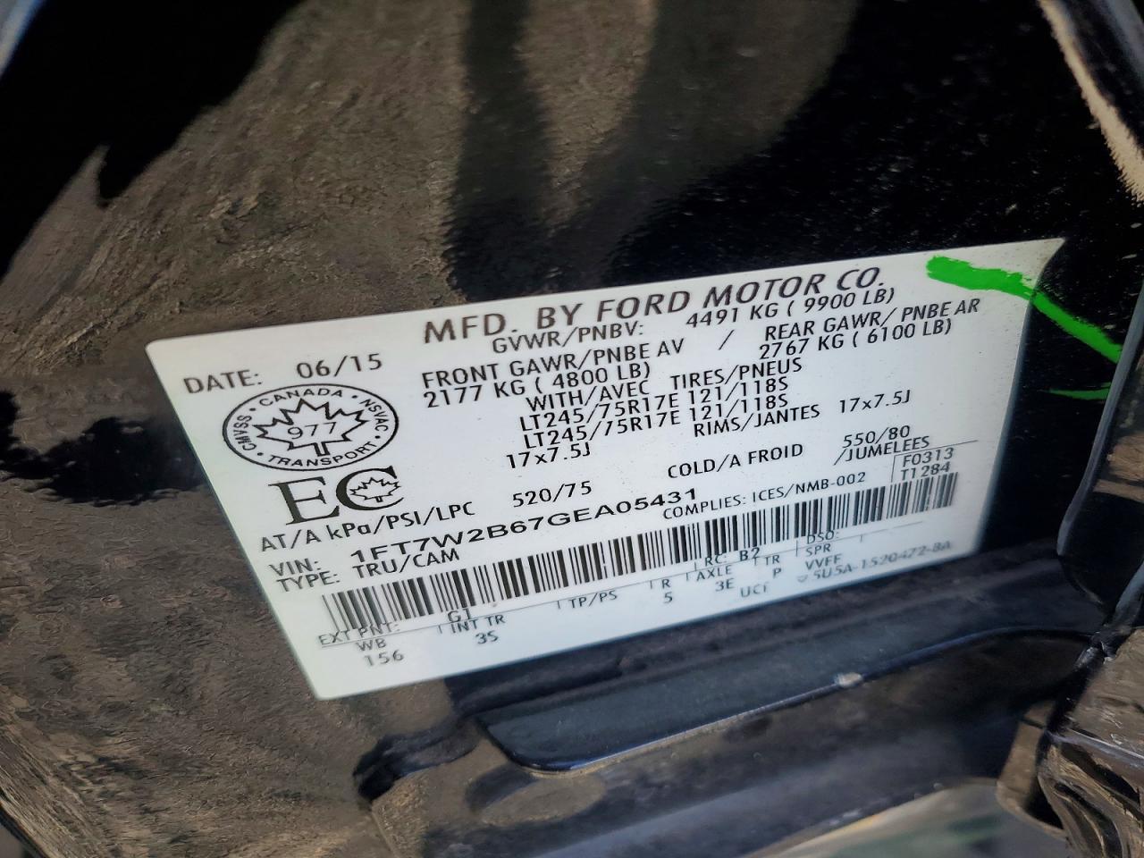 2016 Ford F250 Super Duty
