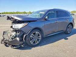 2017 Acura Mdx Advance en venta en Fresno, CA