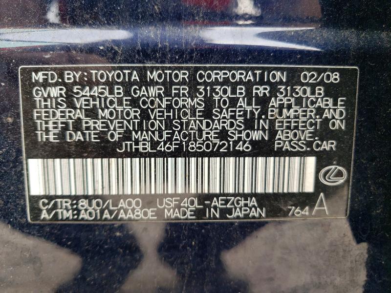 2008 Lexus Ls 460 Base