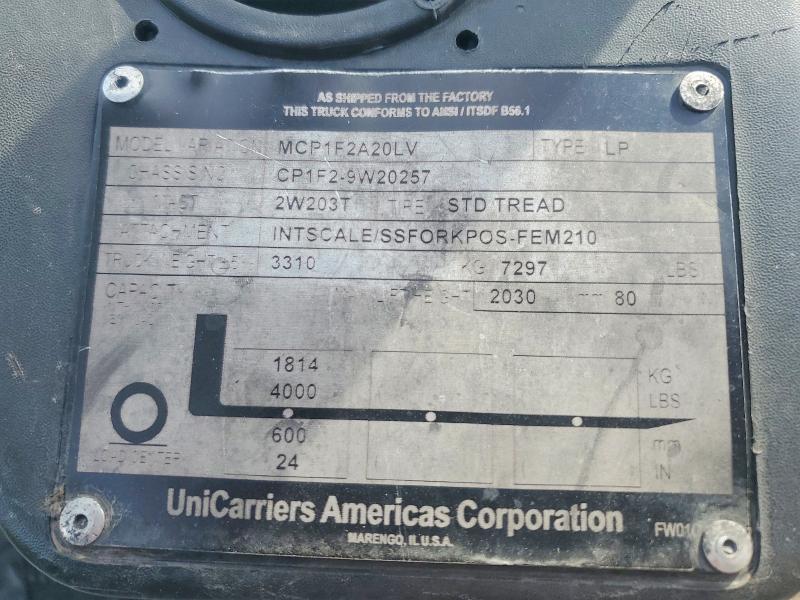2015 Unicariers 2015 Unicarriers MCP1F2A20LV Forklift
