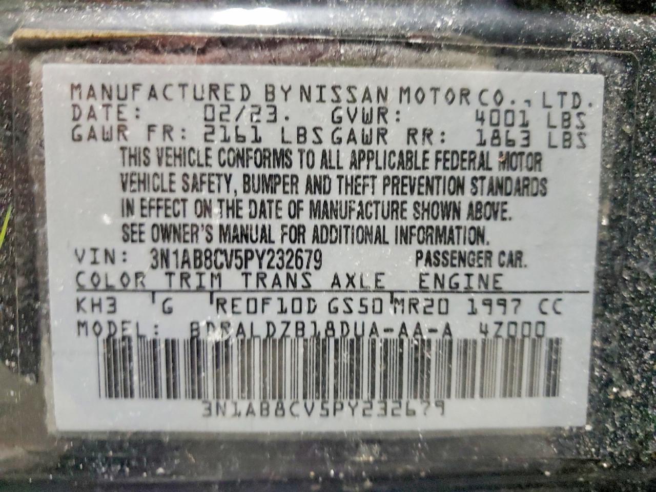 2023 Nissan Sentra sv