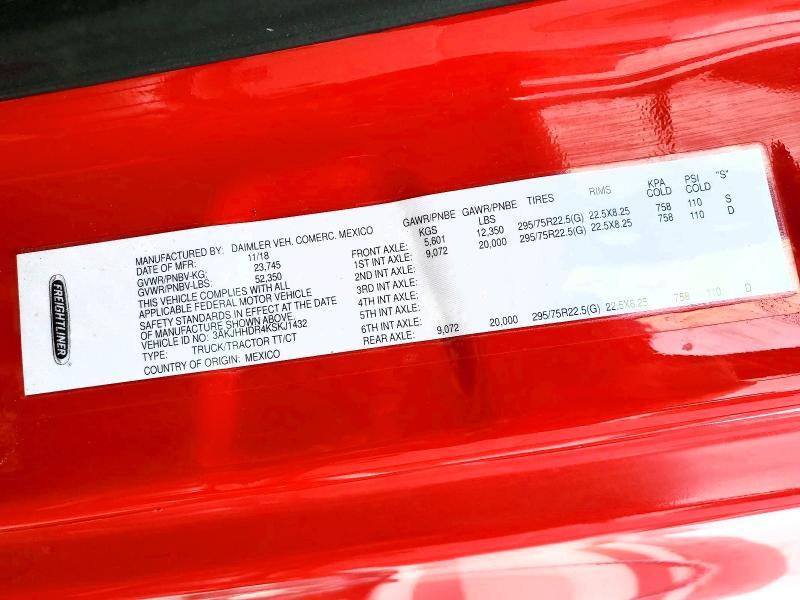 2019 Freigliner 2019 Freightliner Cascadia-Semi Truck