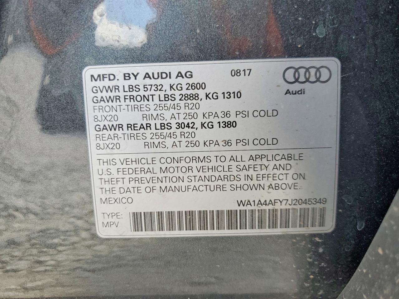 2018 Audi SQ5 Premium Plus